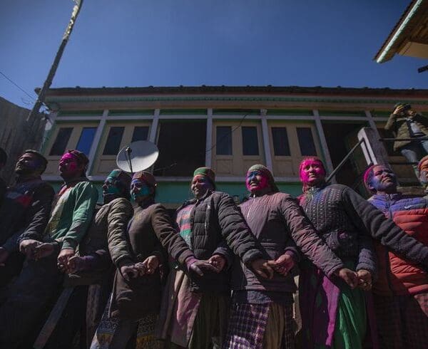 Sangla Holi celebration